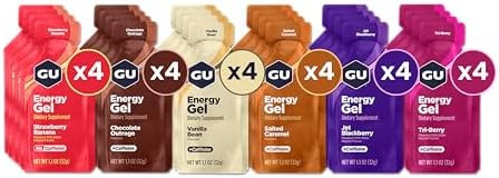 GU Energy Original Sports Nutrition Energy Gel, Vegan, Gluten-Free, Kosher, and Dairy-Free On-the... | Amazon (US)