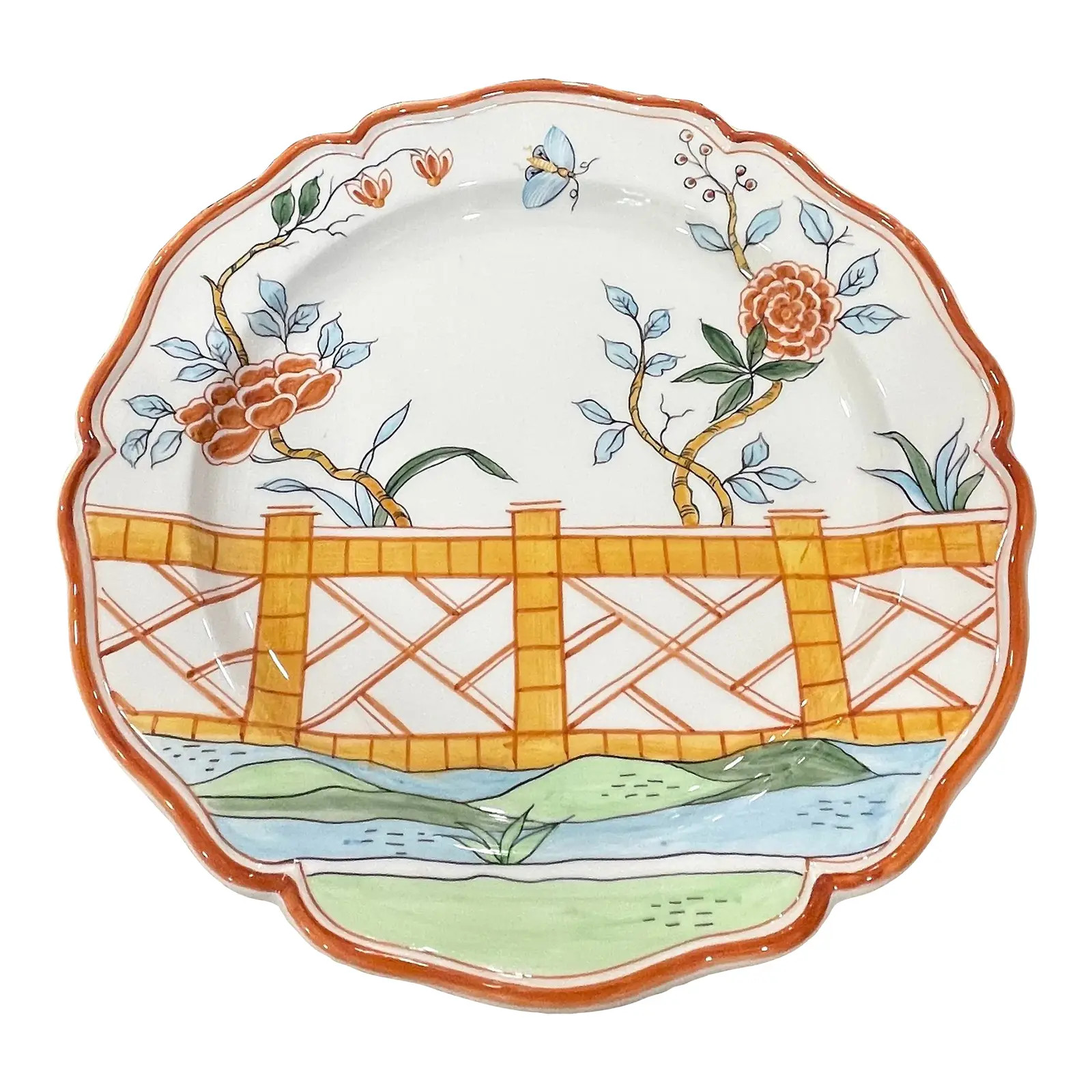 Tiffany & Co "Chinese Fence" Large Platter | Chairish