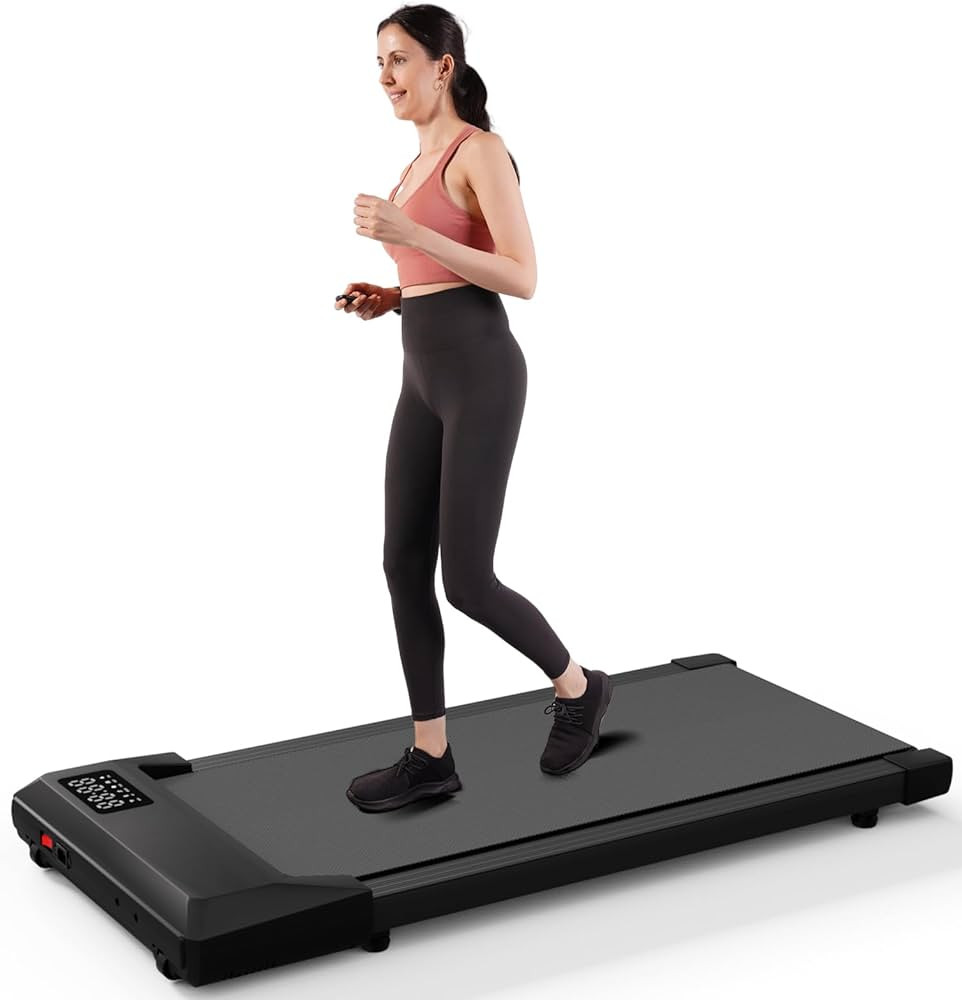 DeerRun 2024 Upgrade Walking Pad, Smart Under Desk Treadmill for Home Office, No-Assembly Treadmi... | Amazon (US)