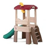 Step2 Play Naturally Playful Lookout Treehouse, Kids Outdoor Playset, Backyard Playground Set, Sl... | Amazon (US)