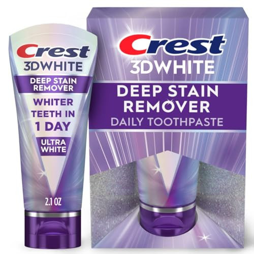 Crest 3DWhite Brilliance Deep Stain Remover Ultra White Toothpaste - 2.1oz | Amazon (US)