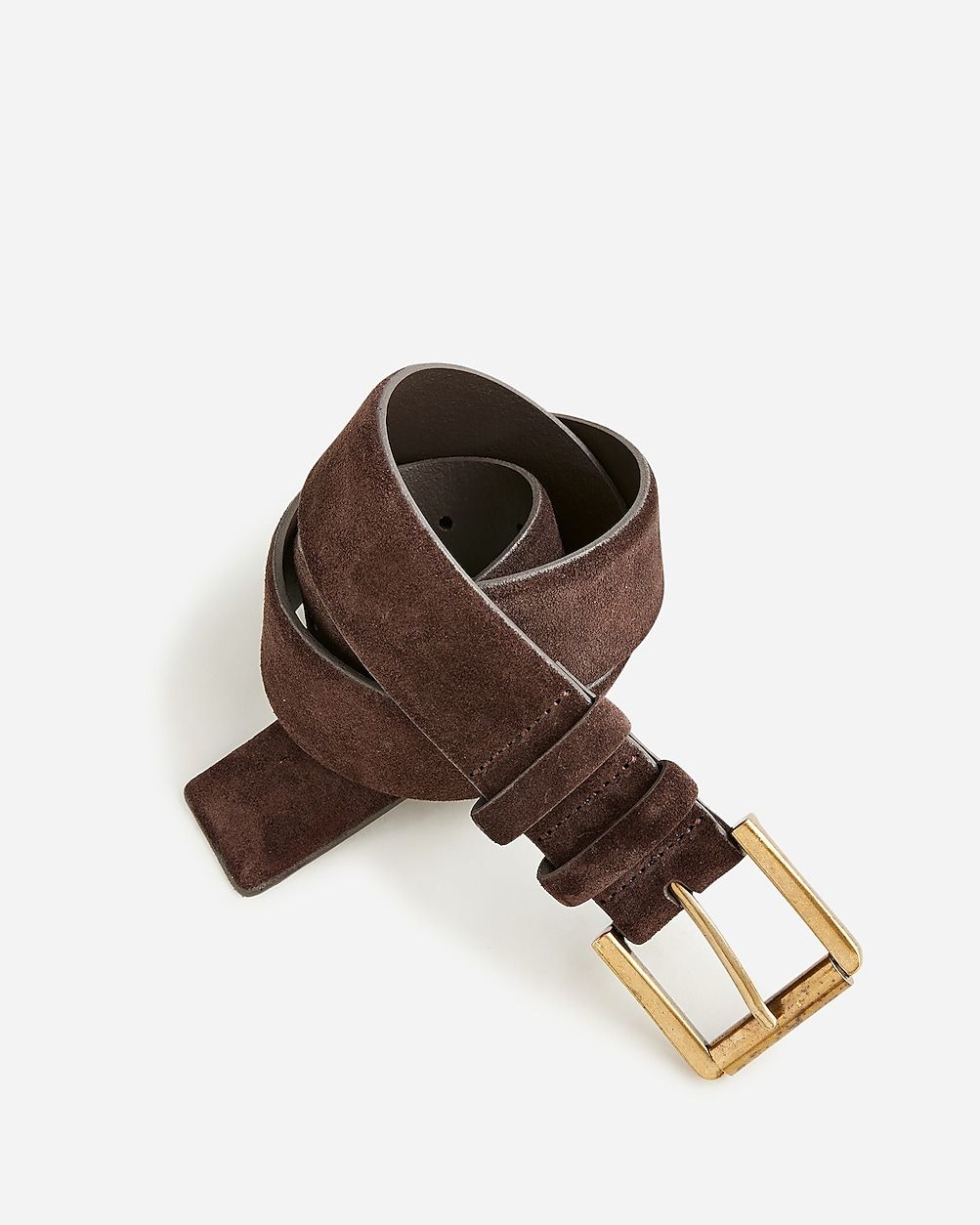 Suede roller-buckle belt | J. Crew US