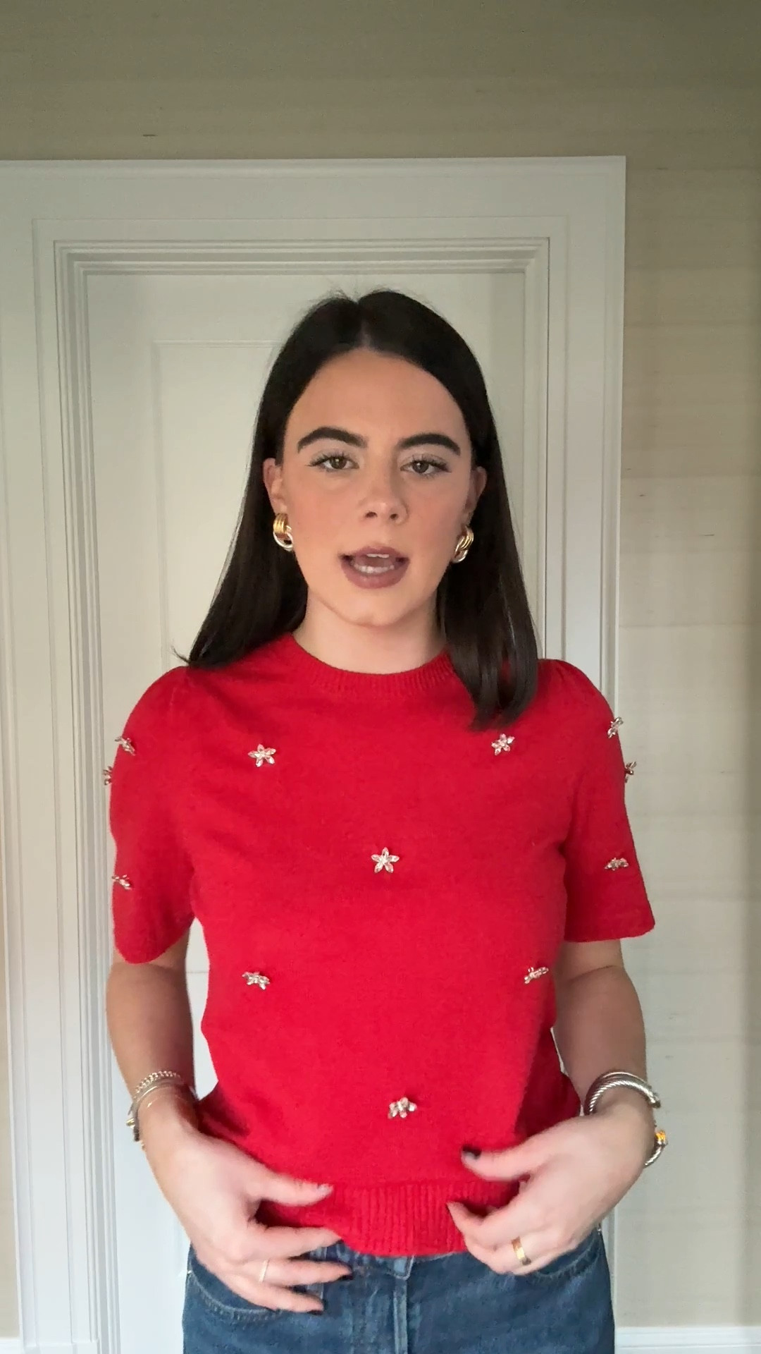 A festive holiday top for under $100! ✨

#LTKCyberWeek #LTKGiftGuide #LTKHoliday