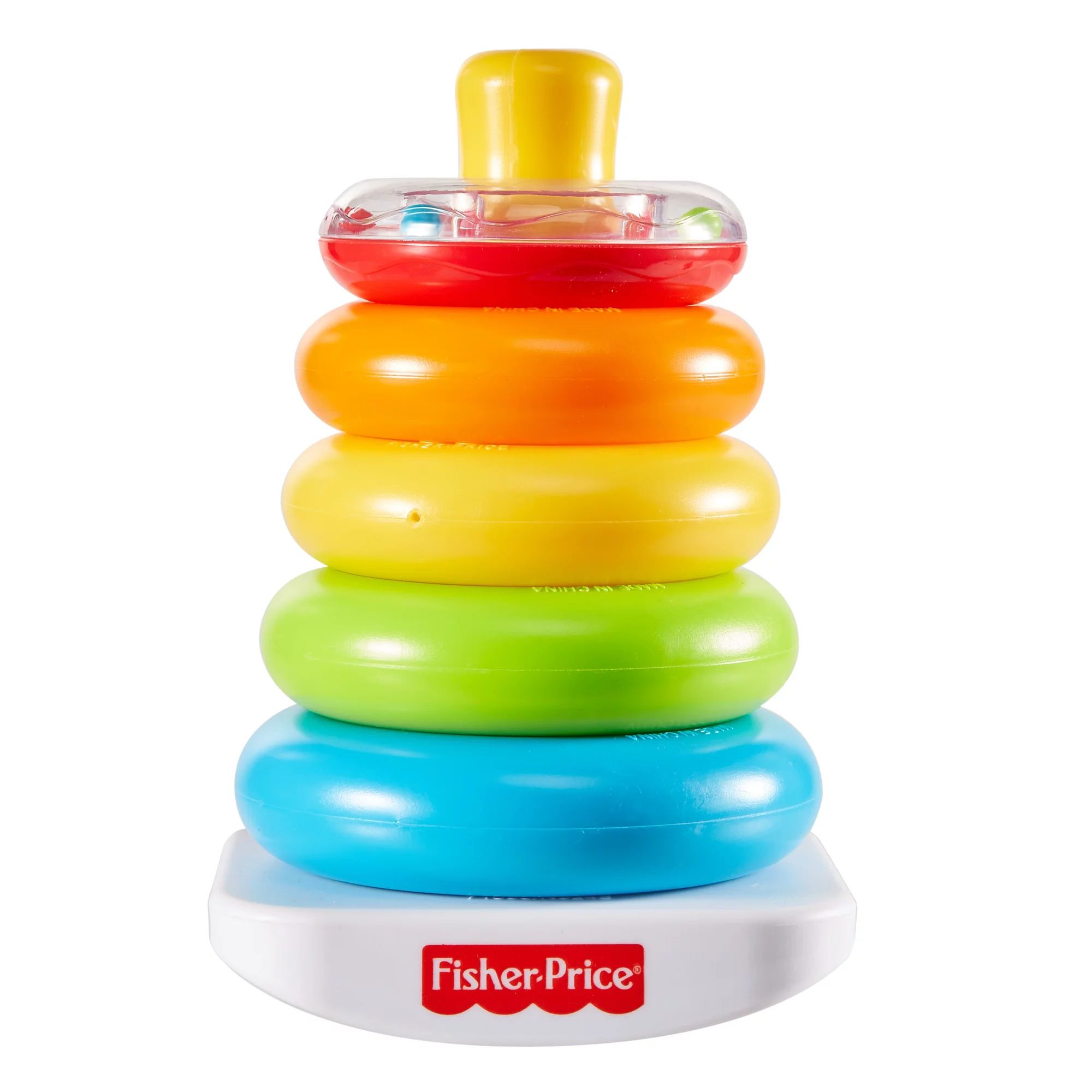 Fisher-Price Rock-a-Stack Classic with 5 Colorful Rings - Walmart.com | Walmart (US)