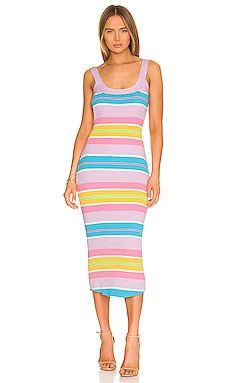Olivia Rubin Brittany Dress in Bright Candy Stripe from Revolve.com | Revolve Clothing (Global)
