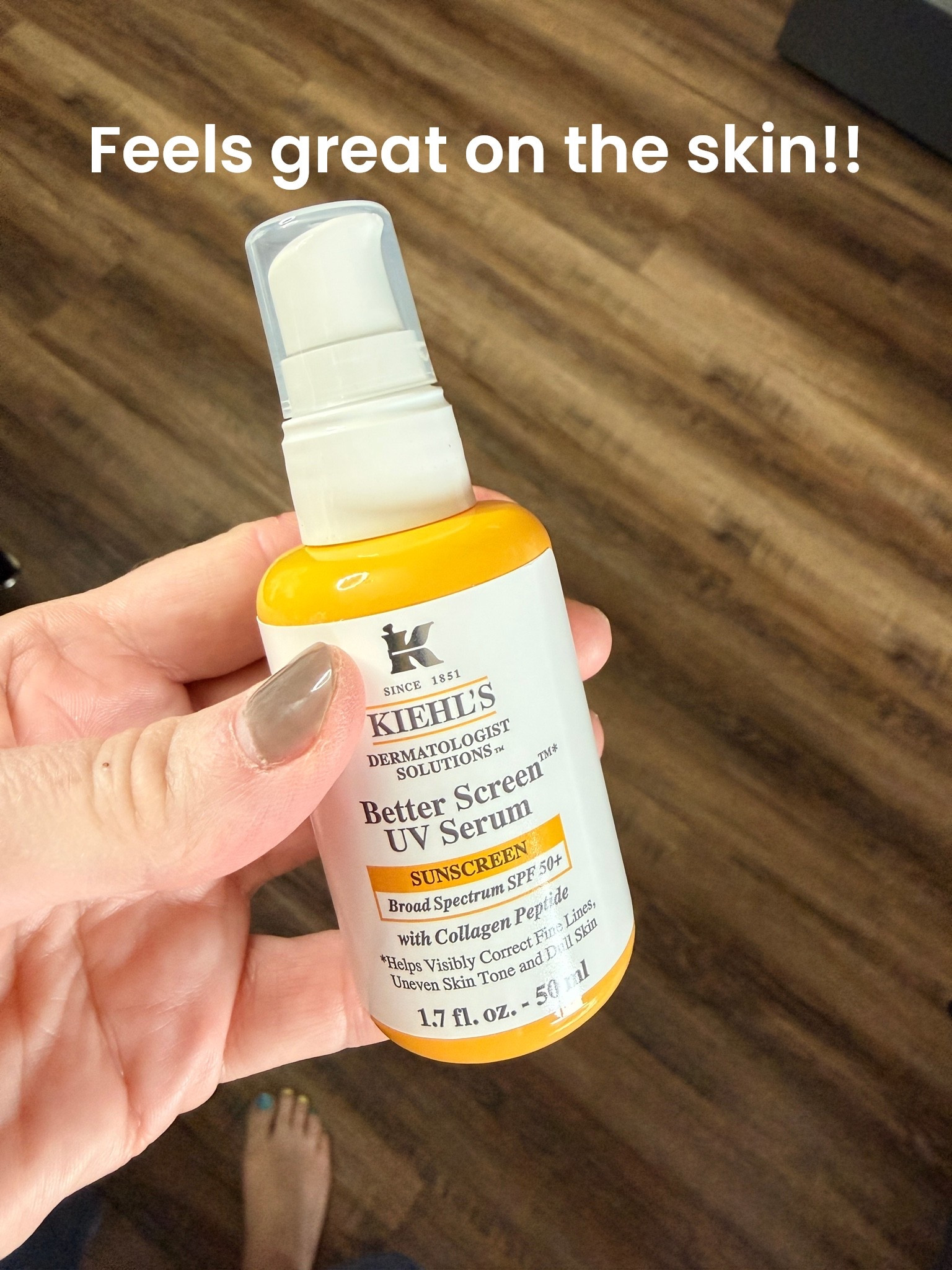 Feels absolutely amazing on the skin!

If you are looking for the ultimate daily sunscreen that actually doubles as skincare, you need to try the Kiehl's Better Screen UV Serum SPF 50+. It is lightweight, non-greasy, and blends effortlessly without leaving a white cast. Infused with collagen peptides, it works to visibly correct fine lines, uneven skin tone, and dullness while providing heavy-duty broad-spectrum sun protection.

Perfect under makeup or worn solo for a fresh, glowing complexion! Cap off your daily morning skincare routine with this must-have beauty favorite.

#Kiehls #BetterScreen #UVSerum #Sunscreen #SPF50 #AntiAgingSkincare #CollagenPeptides #DailySunscreen #BroadSpectrumSPF #SkincareFavorites #GlowingSkin #SunProtection #SephoraHaul #UltaBeauty #BeautyMustHaves #EverydaySkincare #FineLines #SkinToneCorrection 

 #LTKselfcare #LTKSeasonal #LTKBeauty