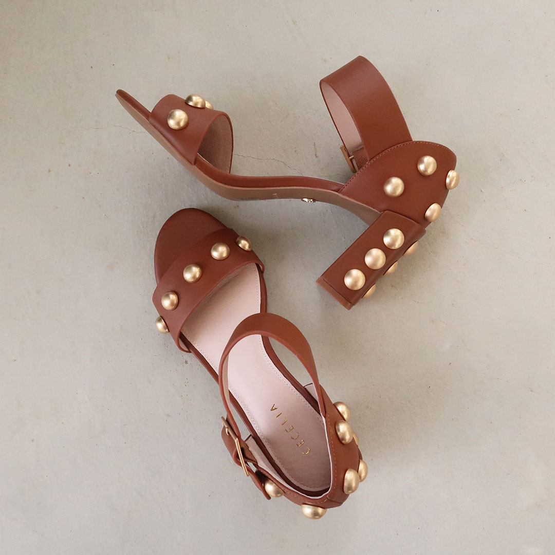 Loving these studded high heels sandals for the summer season. They are comfy and pair well with maxi skirts, dresses, jeans, and more! 

 #LTKSeasonal #LTKOver40