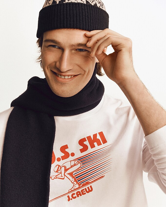 U.S. Ski & Snowboard by J.Crew long-sleeve premium-weight graphic T-shirt | J. Crew US