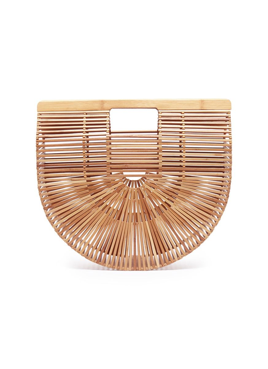 'Gaia's Ark' extra large bamboo caged saddle bag | Lane Crawford (US)