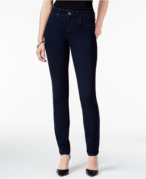 Curvy-Fit Skinny Jeans, Created for Macy's | Macys (US)