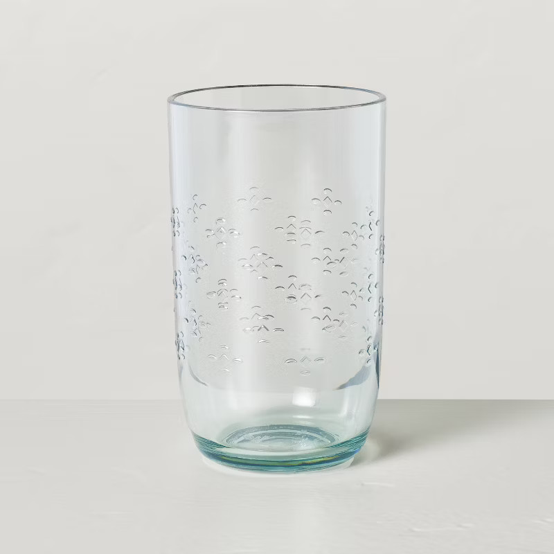 Tritan Plastic Textured Tumblers Clear Green - Hearth & Hand™ with Magnolia | Target