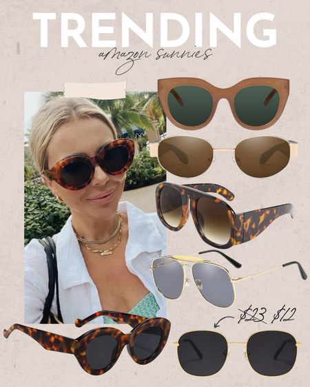 Amazon sunnies I love ✨
amazon fashion, amazon fashion favorites, amazon accessories, sunglasses, affordable sunglasses, designer dupes 

#LTKfindsunder50 #LTKsalealert #LTKstyletip