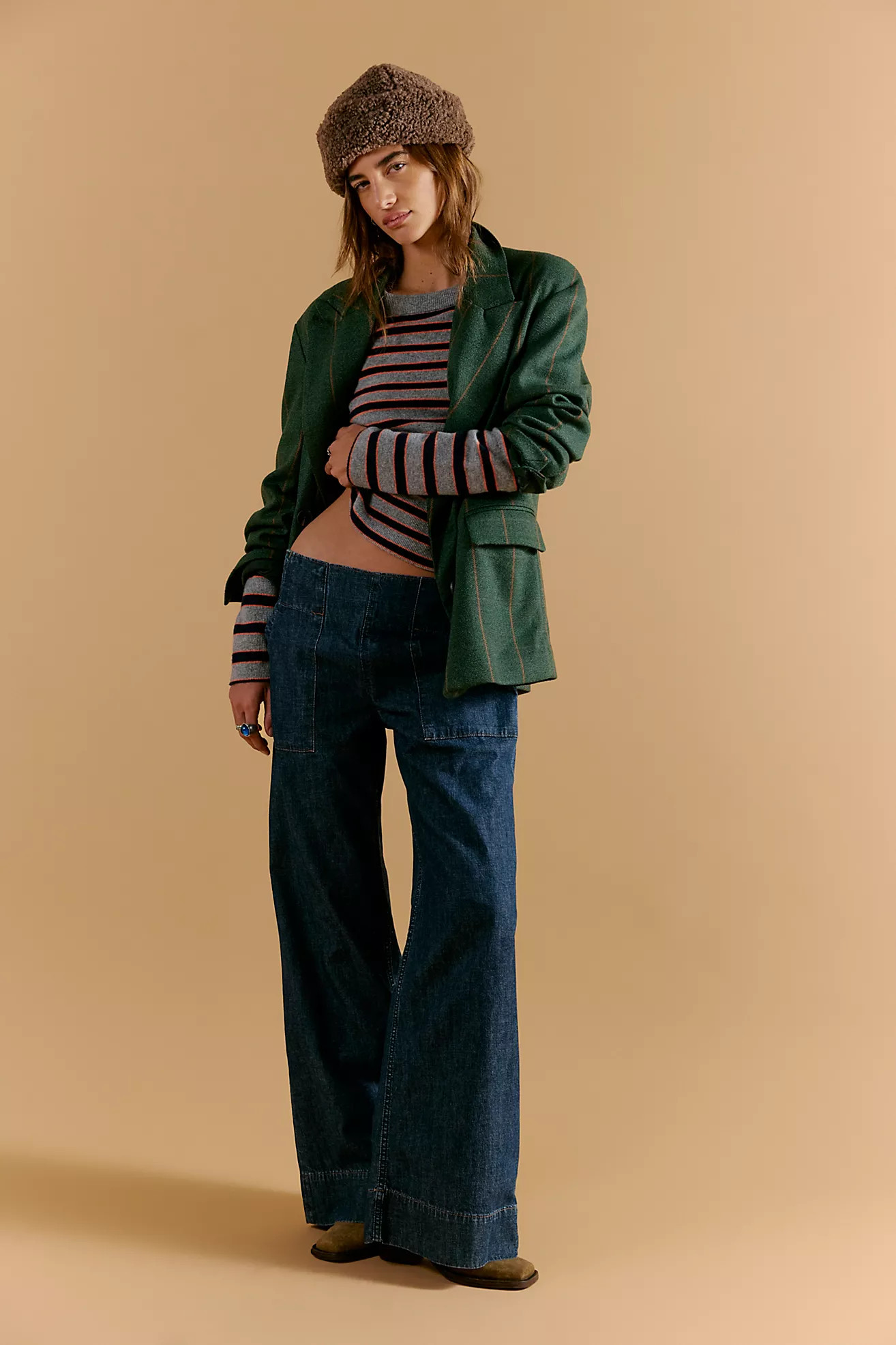 We The Free Breezy Denim Pull-On Jeans | Free People (Global - UK&FR Excluded)