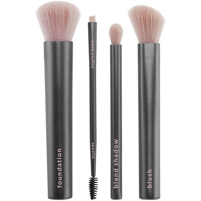 Real Techniques Easy as 123 Makeup Brush Kit, 4 Piece Set - Walmart.com | Walmart (US)