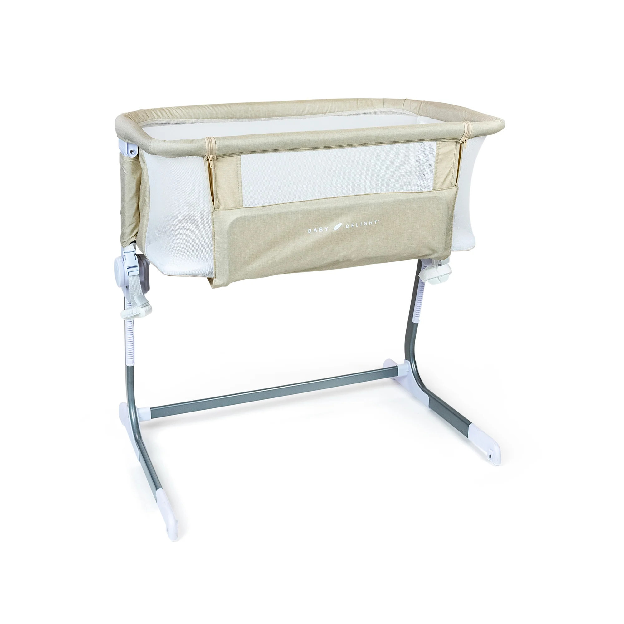 Beside Me™ Dreamer Summit Bassinet & Bedside Sleeper - Flax | Baby Delight