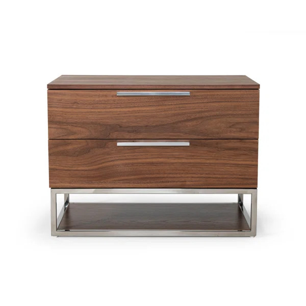 Pattison 22'' Tall 2 - Drawer Nightstand | Wayfair North America