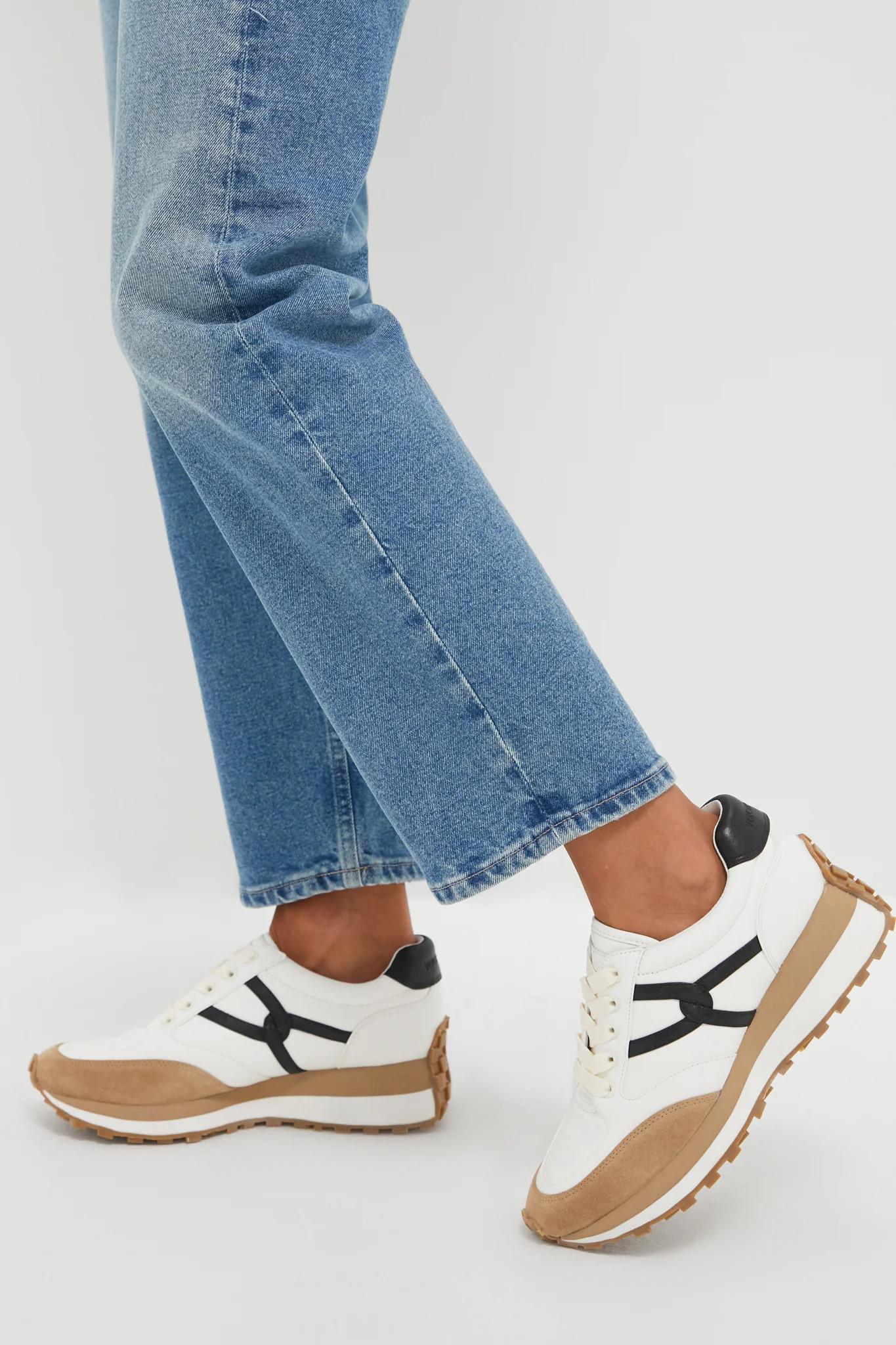 Coconut and Black Valentina Sneakers | Tuckernuck (US)