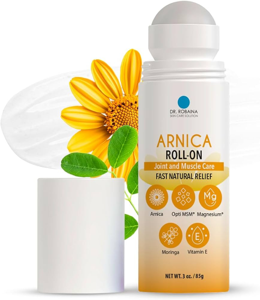 Dr. Robaina Arnica Bruise Roll-On 3 oz – USP-Grade Arnica Montana & Vitamin K – Fast-Drying, ... | Amazon (US)