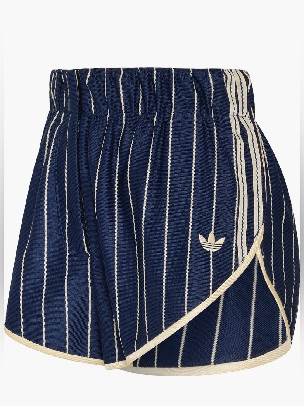 NWT adidas Originals Pinstripe High Waist
Shorts in NIGHT INDIGO/ WARM VANILLA | Poshmark