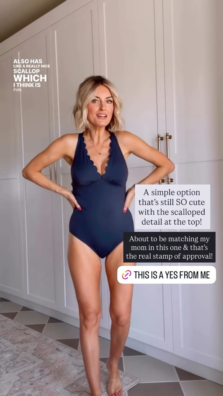 How cute is the scalloped detail on the top?! Love this one piece! Wearing size M in the swimsuit & XS in the pants!

Loverly Grey, swimsuit, one piece swimsuit, cover up, resort wear, vacation looks 

#LTKSwim #LTKSeasonal