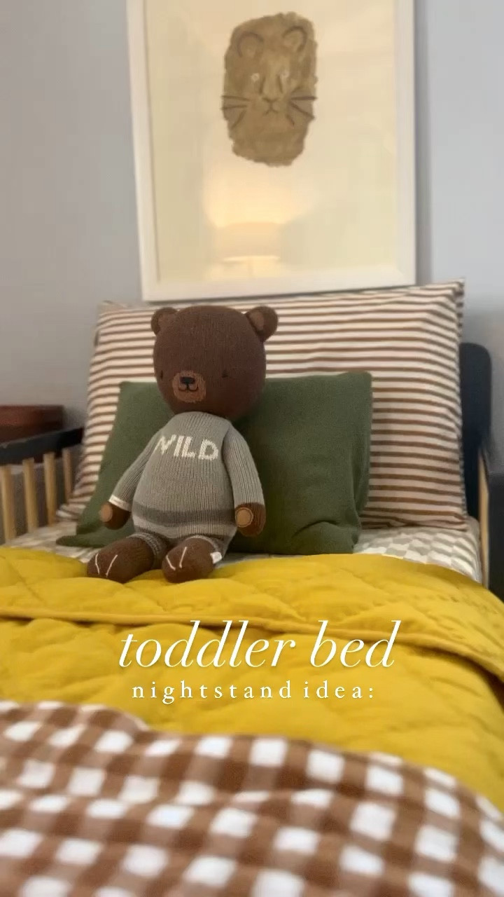 Toddler nightstand idea! 🌙 

#LTKhome #LTKfamily #LTKkids