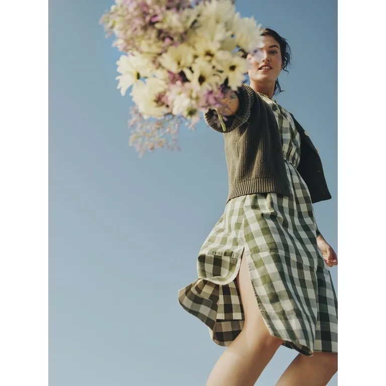 Free Assembly Women's Sleeveless Fit and Flare Dress | Walmart (US)