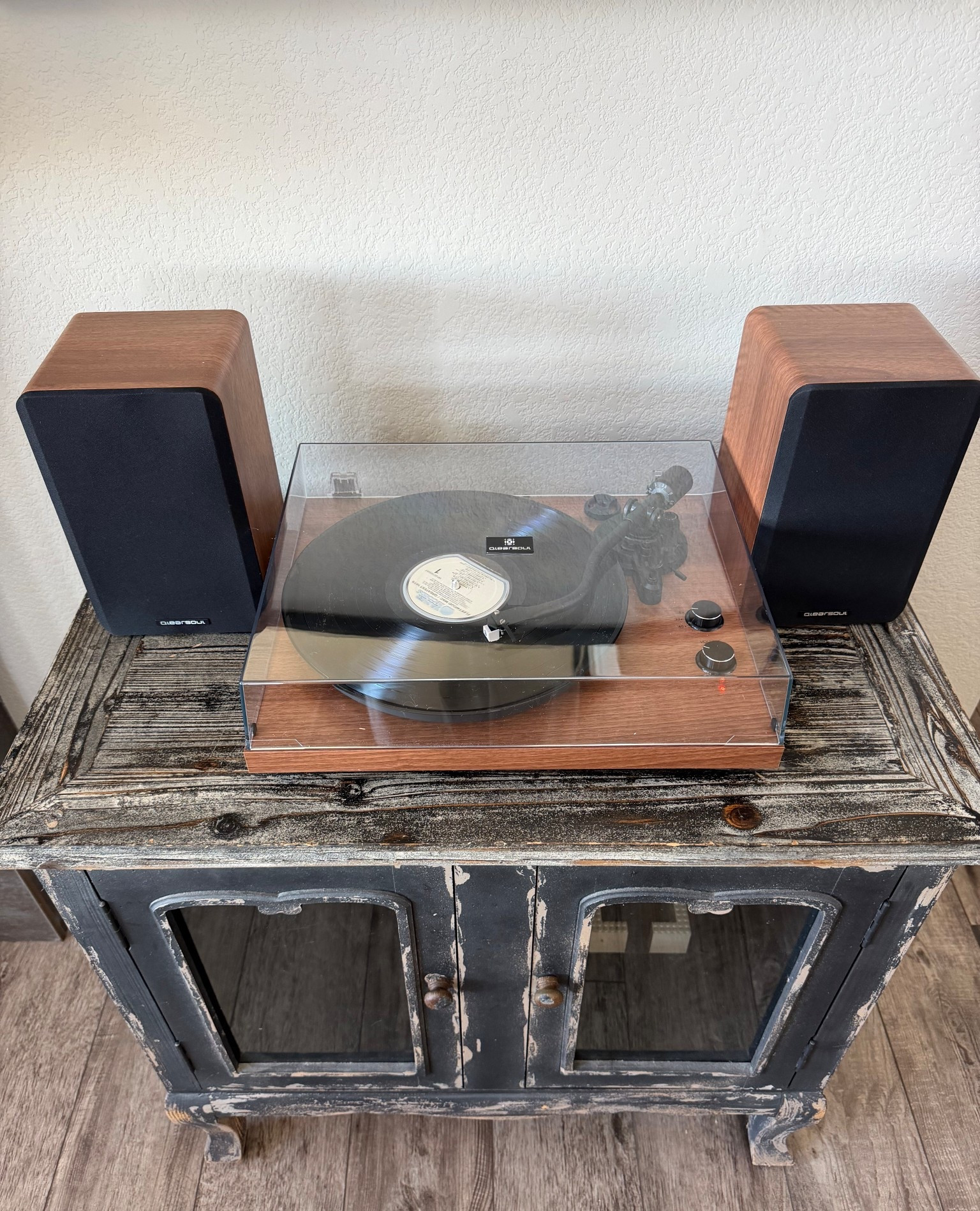 My new record player setup - also has Bluetooth! 

#LTKHome