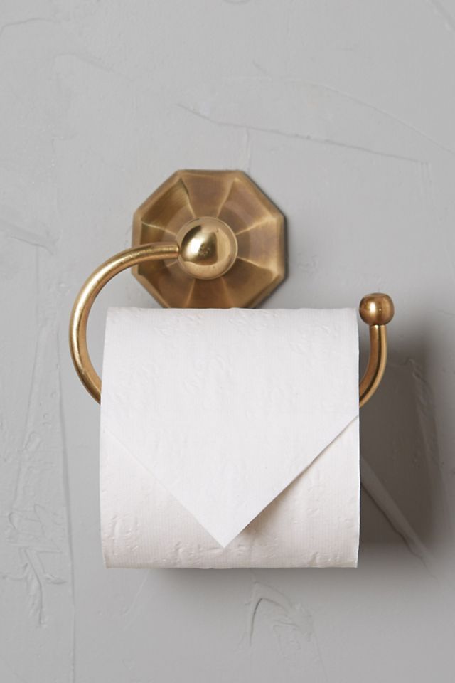 Brass Circlet Toilet Paper Holder | Anthropologie (US)