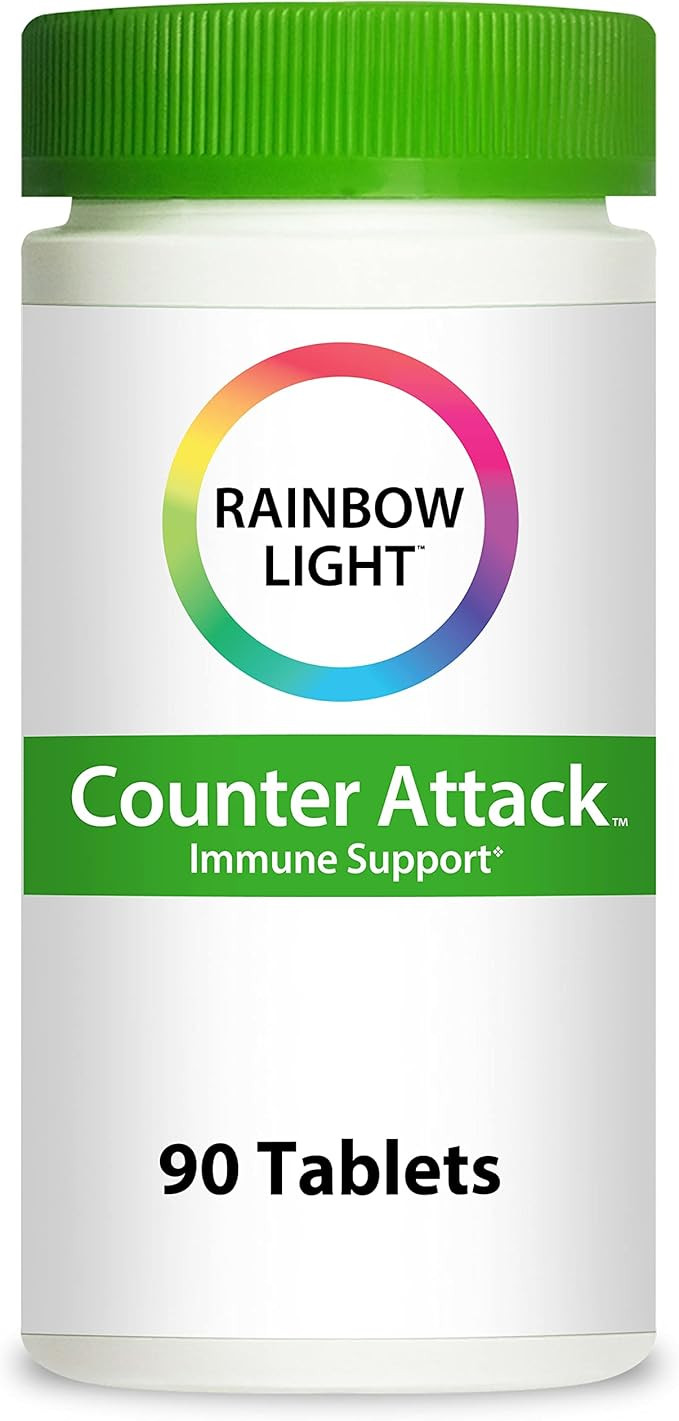 Rainbow Light Counter Attack Immune Support, Dietary Supplement Provides Immune Support, With Vit... | Amazon (US)