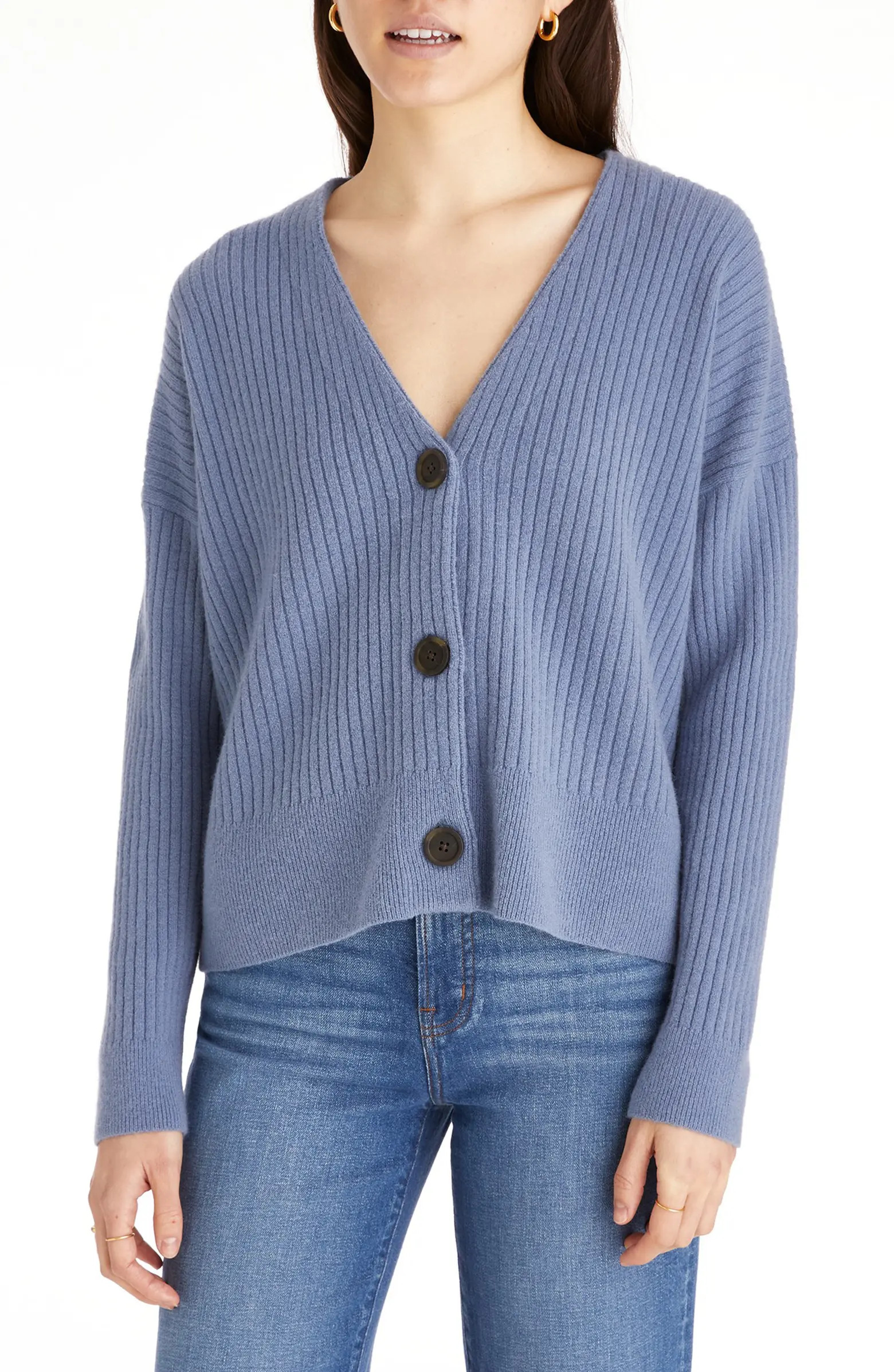 Cameron Ribbed Crop Cardigan | Nordstrom