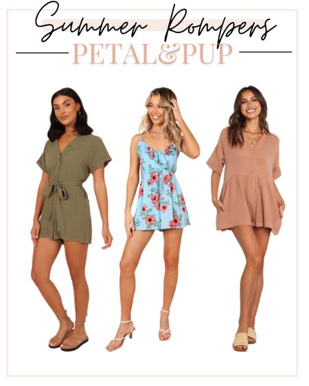 Check out these summer rompers from Petal and Pup

Summer outfit, summer fashion, beach outfit, vacation outfit 

#LTKstyletip #LTKeurope #LTKtravel