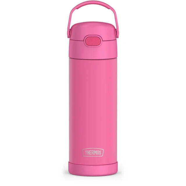 Thermos Stainless Steel Funtainer Water Bottle with Chug Spout, Pink, 16 Fluid Ounces | Walmart (US)