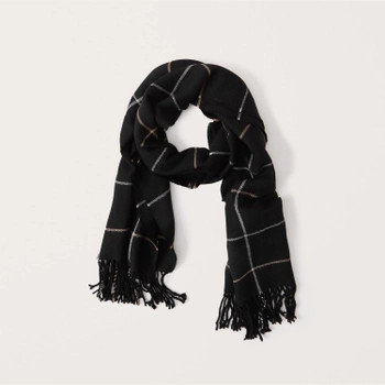 Super Soft Fringe Scarf | Abercrombie & Fitch (US)