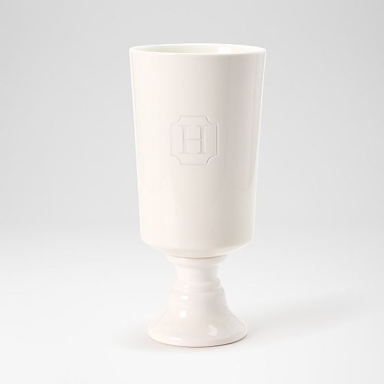 Ceramic Pedestal Vase | Mark and Graham