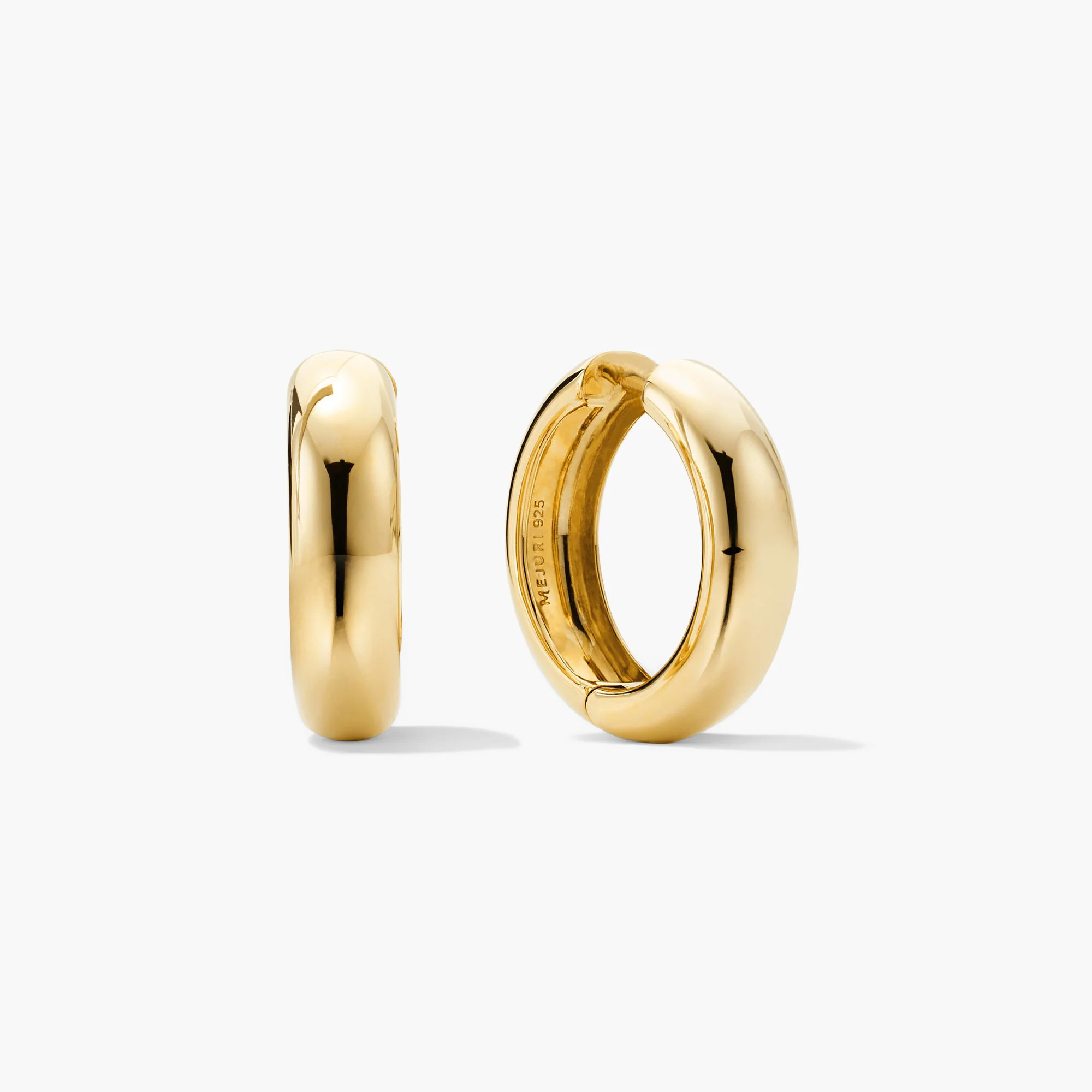 Chunky Large Hoops | Mejuri Fine Crew