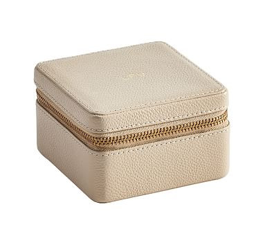 Quinn Leather Jewelry Storage Collection - Foil Debossed | Pottery Barn (US)