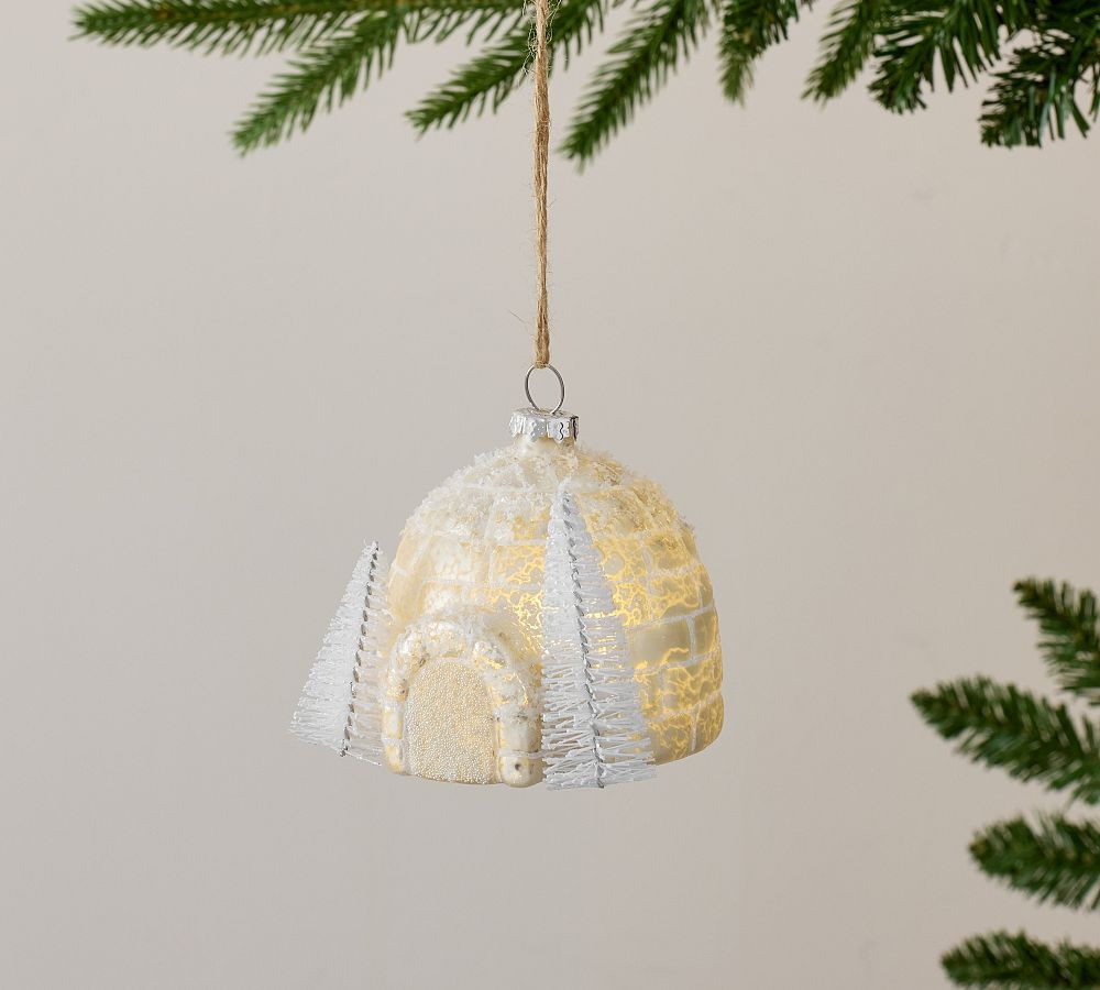 Lit Mercury Igloo Ornament | Pottery Barn (US)