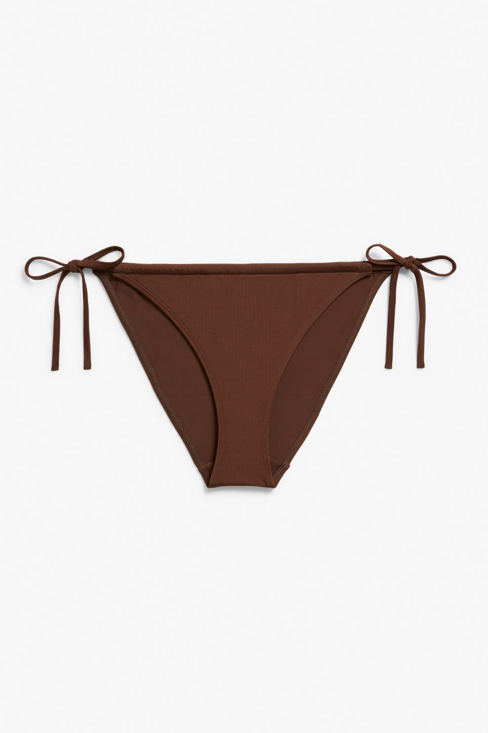 Side-tie bikini briefs - Brown | Monki