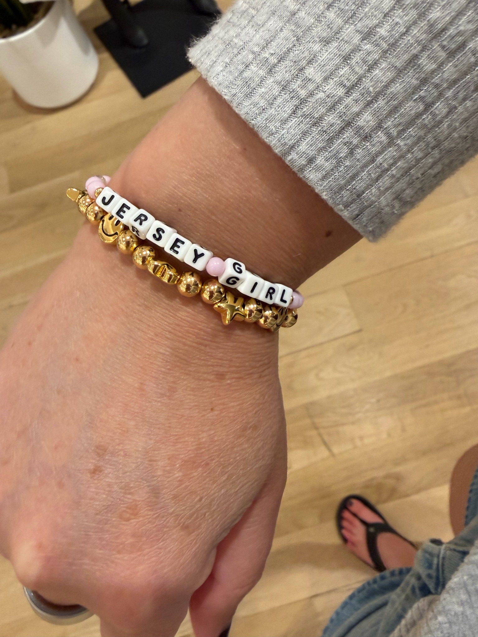 Got myself a little words project bracelet to commemorate my trip to nj

#LTKdayinmylife #LTKootd #LTKgrwm