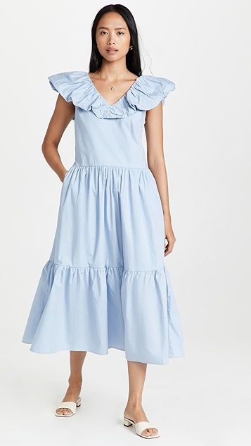 Ruffled Midi Dress | Shopbop