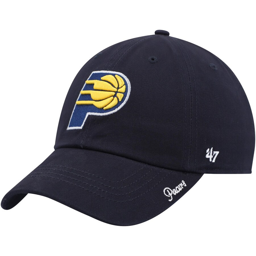 Indiana Pacers '47 Women's Miata Clean Up Logo Adjustable Hat - Navy | Fanatics