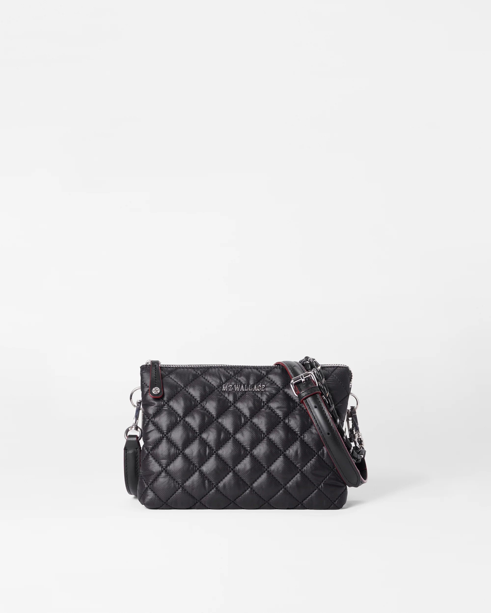 Crosby Pippa Quilted Handbag in Black | MZ Wallace | MZ Wallace