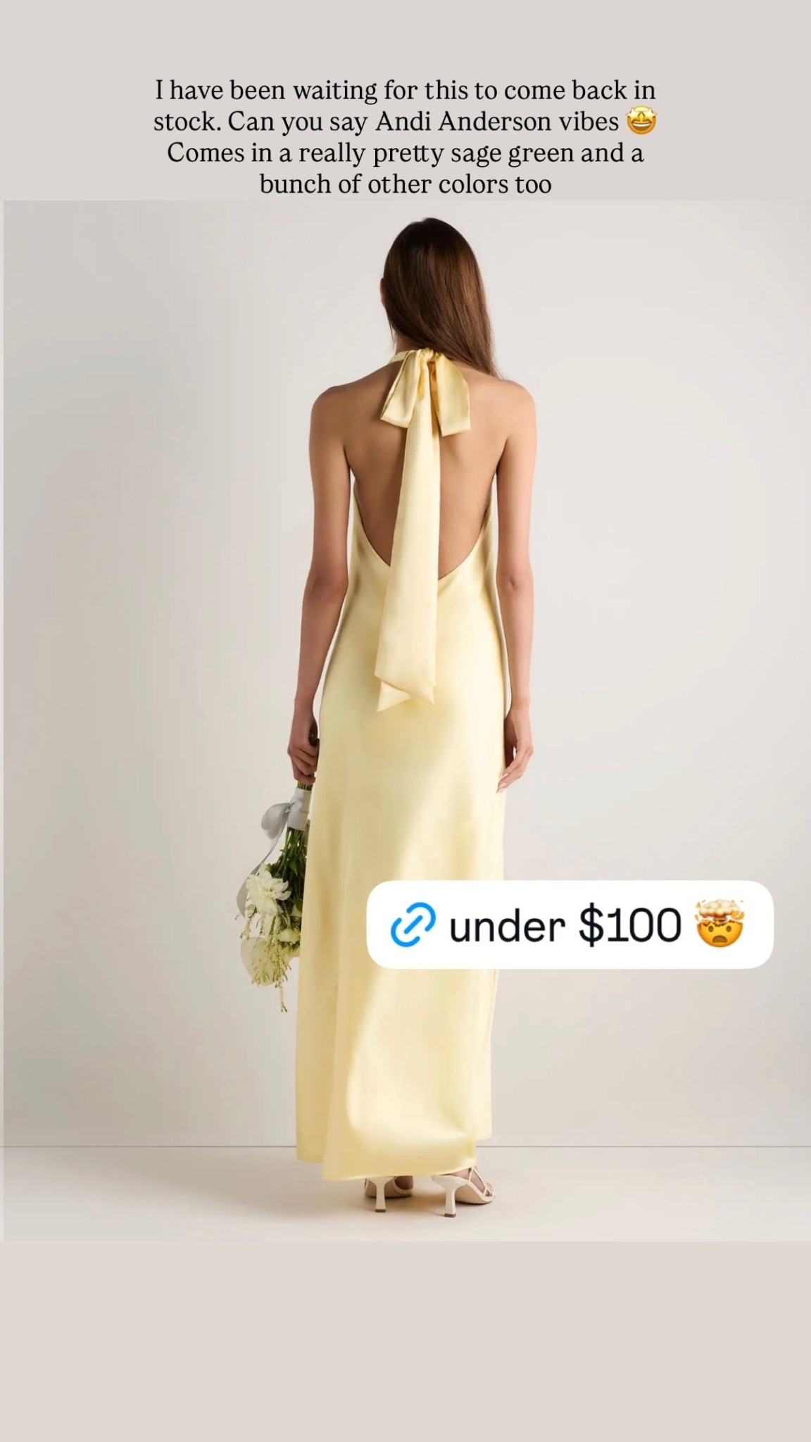 I have been waiting for this to come back in stock. Can you say Andi Anderson vibes 🤩
Comes in a really pretty sage green and a bunch of other colors too