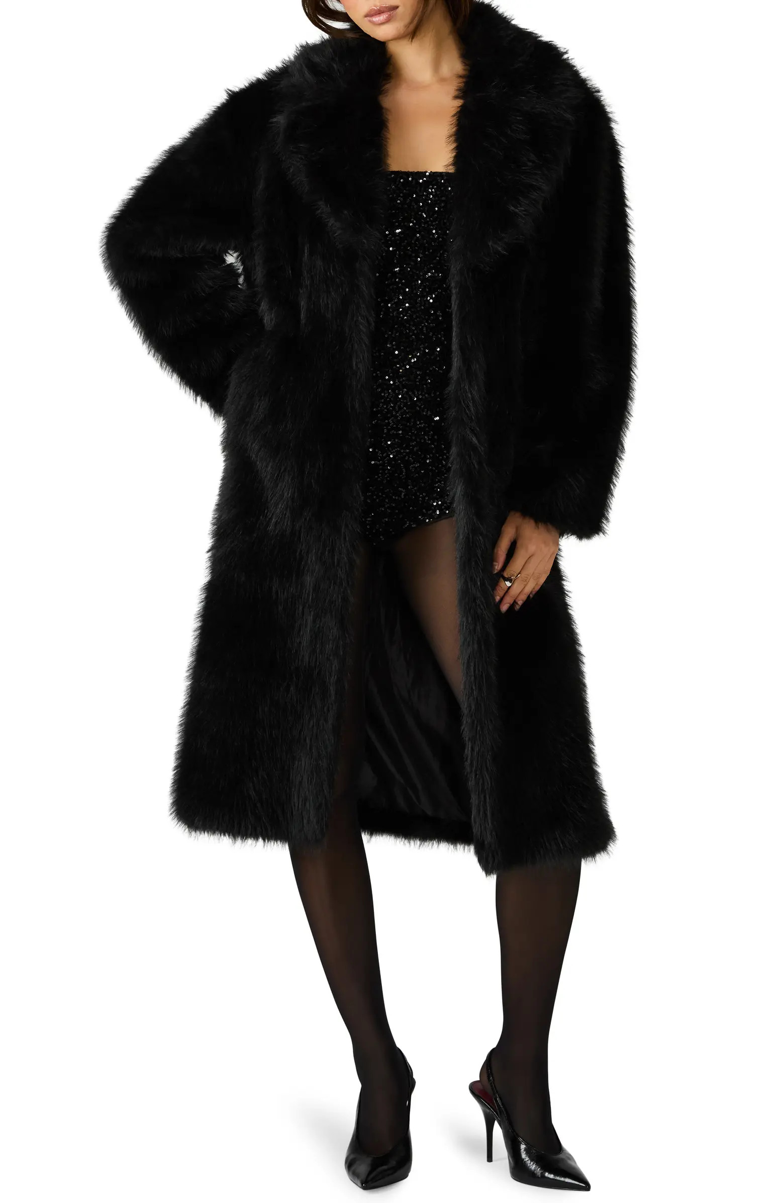 Larkin Faux Fur Coat | Nordstrom