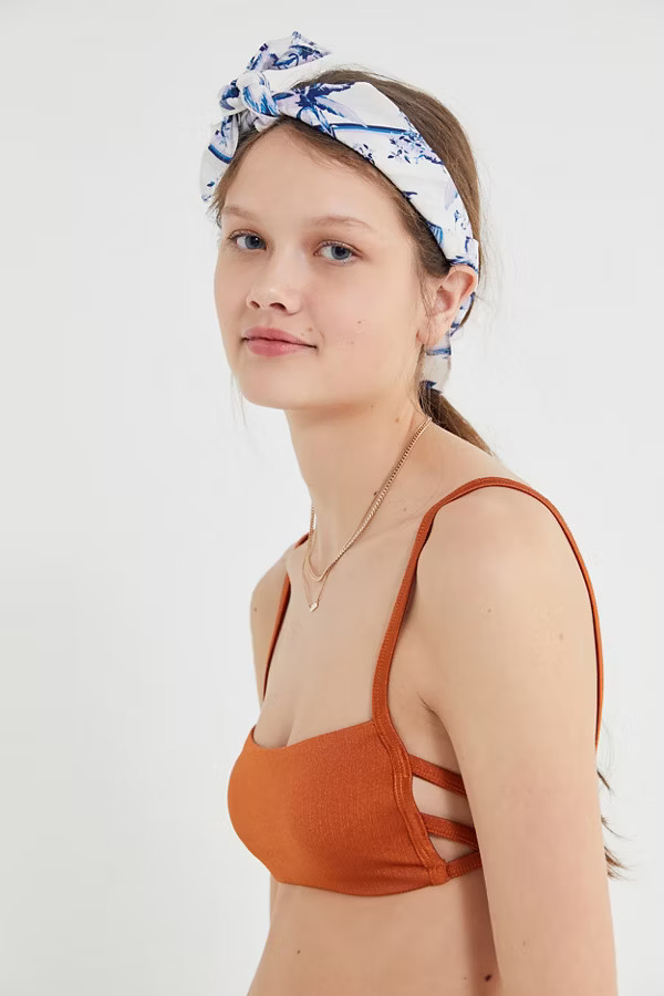 Large Silky Square Scarf | Urban Outfitters (US and RoW)