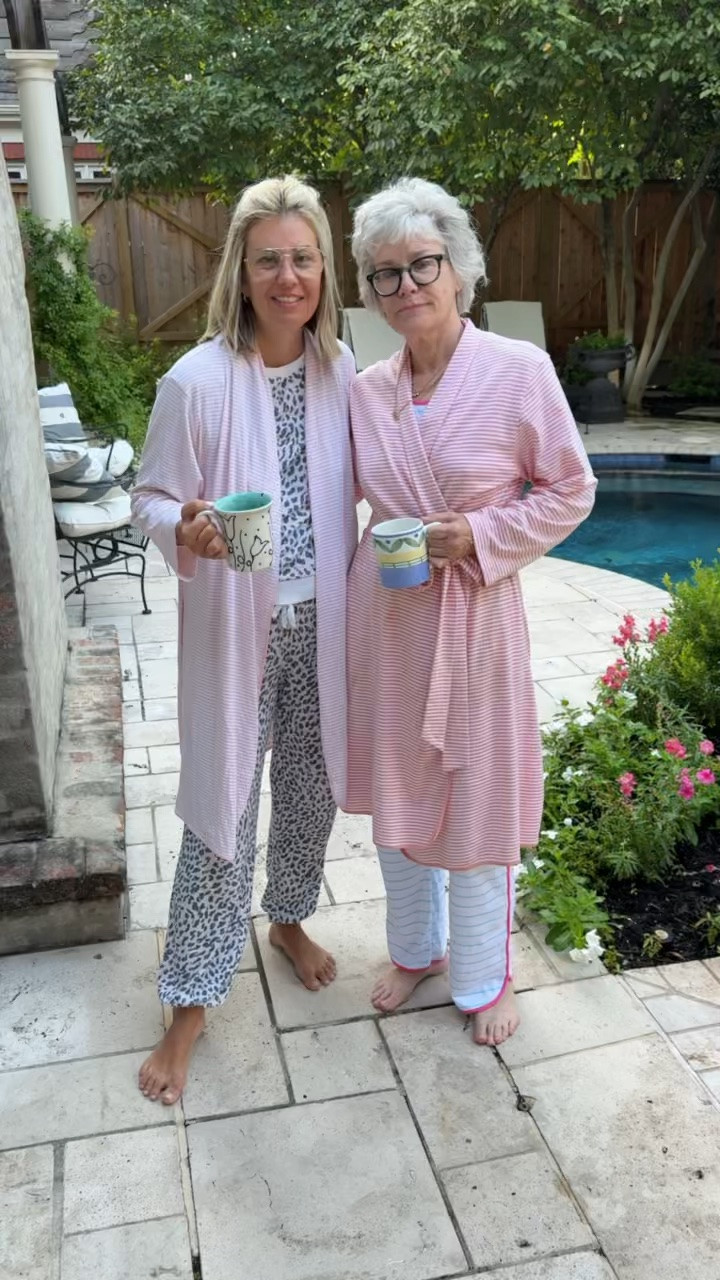 Good morning from Memphis! How adorable is my mom in her Lake robe and pajamas?!? I told yall…they are the best! ￼

#LTKdayinmylife #LTKmomlife #LTKmorningroutine