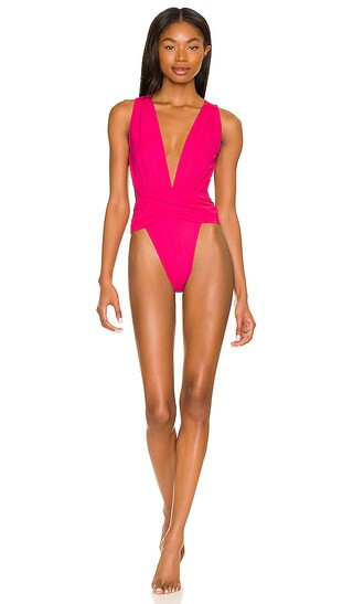 Doris One Piece in Lipstick | Revolve Clothing (Global)