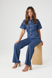 Wide-Leg Denim Jumpsuit | Forever 21 (US)