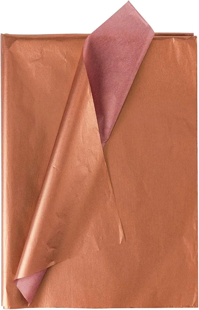 RUSPEPA Gift Wrapping Tissue Paper - Rose Gold Tissue Paper for DIY Crafts,Pack Bags - 19.5 x 27.... | Amazon (US)