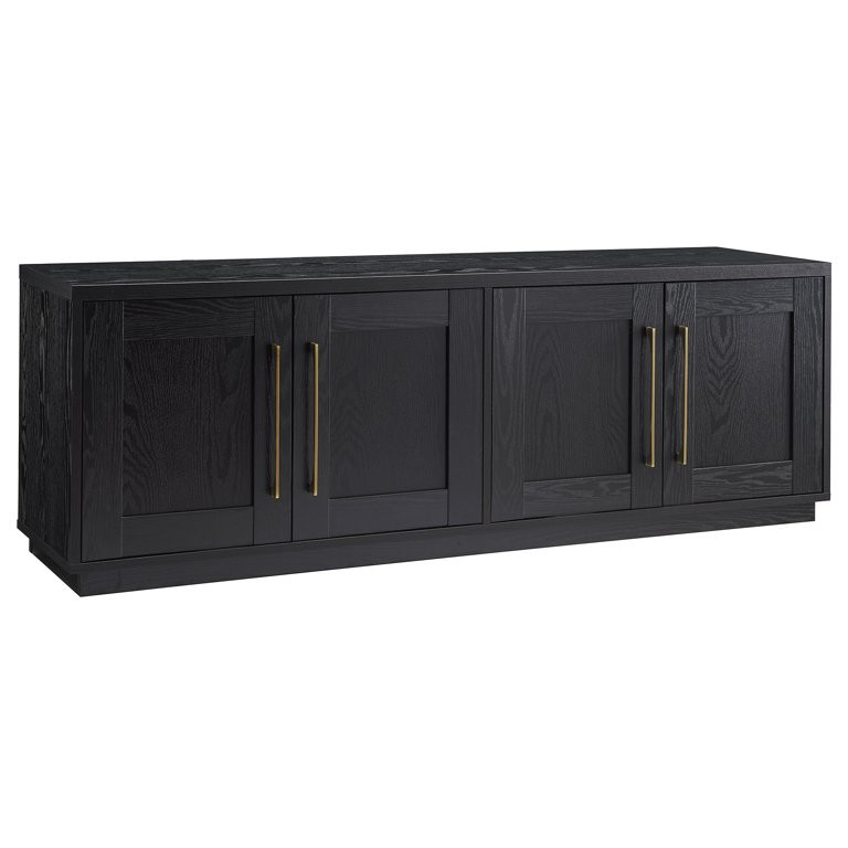 Evelyn&Zoe Tillman Rectangular TV Stand for TV's up to 75", Black Grain | Walmart (US)